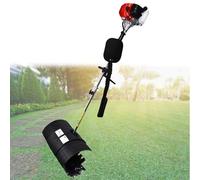 Spazzatrice portatile a gas 52CC a 2 tempi, motore laterale, aggiornamento benzina da 2,3 HP con uomo a terra e spinta for pulizia foglie e ghiaia, spazzatrici spazzaneve scopa