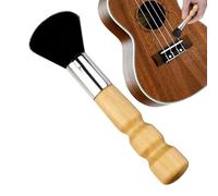 Spazzo di polvere di chitarra, pennello per la pulizia della chitarra,Spazzo di rimozione della polvere dello strumento - Setole morbide in legno Strumento di pulizia degli spolveri per il violino