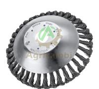 Spazzola 15 cm Per Decespugliatore UNIVERSALE pulizia pavimenti manto stradale
