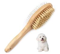 Spazzola 2 in 1 a Doppia Faccia per Cani e Gatti, Pennello Massaggiante per Animali Domestici con Pelo Corto o Lungo (Stile 2)