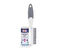 DOMO PAK LIVING Spazzola 2 in 1 con Rullo Adesivo e setole - 48 Fogli