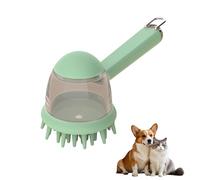 Spazzola 3 in 1 per cani con dispenser di sapone, spazzola per doccia in silicone per gatti e cani, spazzola da bagno per cani, massaggi, spazzola per il bagno, Furminator per cani, spazzola per