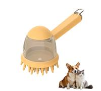 Spazzola 3 in 1 per cani con dispenser di sapone, spazzola per doccia in silicone per gatti e cani, spazzola da bagno per cani, massaggi, spazzola per il bagno, Furminator per cani, spazzola per