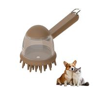 Spazzola 3 in 1 per cani con dispenser di sapone, spazzola per doccia in silicone per gatti e cani, spazzola da bagno per cani, massaggi, spazzola per il bagno, Furminator per cani, spazzola per
