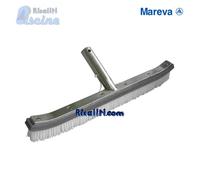 SPAZZOLA 45 cm RINFORZO ALLUMINIO PULIZIA FONDO PARETI PISCINE FUORITERRA MAREVA