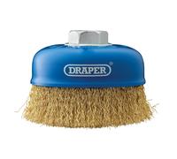 Spazzola A Coppa In Acciaio Ottone Crimpata Draper M14 100Mm 41445
