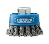 Spazzola A Coppa In Acciaio Twist Knot Draper M14 65Mm 41447
