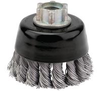 Spazzola A Coppa In Acciaio Twist Knot M14 Draper Expert 60Mm 52631