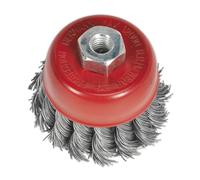 Spazzola A Coppa In Filo Twist Knot Sealey 65Mm M10 X 1.25Mm TKCB652