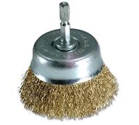 Spazzola A Coppa Laser Tools Con Mandrino Rapido 75Mm 3147