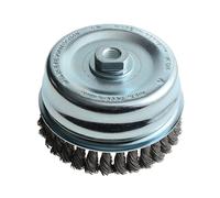 Spazzola A Coppa Lessmann Knot 125Mm M14X2.0, 0.50 Filo D'Acciaio LES487217
