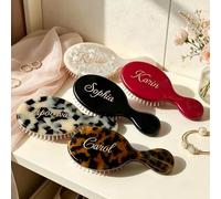 Spazzola A Cuscino D'aria Per Massaggio Personalizzata, Districante Di Forma Ovale Per Capelli Ricci Spessi, Spazzola Per Capelli Leggera Da Viaggio, Strumento