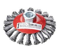 KWB Spazzola a disco AGGRESSO 100 mm M14 filo in acciaio HSS con punta sfuso
