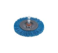 Wolfcraft Spazzola a disco 2726000 - filo nylon delicata Ø 75 mm per legno e lamiera