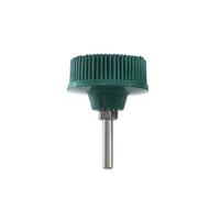 Spazzola a disco per trapano elettrico da 5 cm, con setole abrasive smerigliate, per lucidatura, pulizia, levigatura e sbavatura, compatibile con grana 50/80/120 (verde/giallo/bianco)