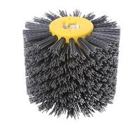 Spazzola a filo rotante in acciaio, Mola for lucidatura a tamburo in filo metallico, grana multipla, 0,75x3,93 pollici, nylon abrasivo(600)