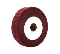 Spazzola a lamelle in tessuto non tessuto da 100/125/150/200/250/300 mm, ruota for lucidatura, grana 320, tampone abrasivo for lavorazione del legno, foro da 20 mm, spessore 1''/2''(25mm Thick,125mm)