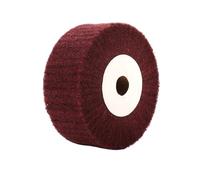 Spazzola a lamelle in tessuto non tessuto da 100/125/150/200/250/300 mm, ruota for lucidatura, grana 320, tampone abrasivo for lavorazione del legno, foro da 20 mm, spessore 1''/2''(50mm Thick,100mm)