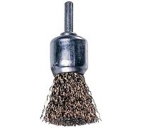 Spazzola a Pennello per Trapano Filo acciaio 0,3 mm Ã˜ 30X30 mm Gambo 6mm Maurer