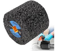 Spazzola a rullo 120 x 100 x 19 mm grana 40, spazzola per levigare, rulli per smerigliatrici angolari per lucidare superfici in legno metallo