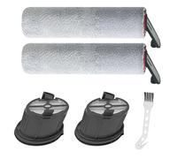 Spazzola a rullo di ricambio e filtri HEPA compatibili con MOVA X4 Pro Wet Dry Aspirapolvere Kit di accessori di ricambio, accessori per la casa, 2 spazzole rotanti, 2 filtri HEPA 1 strumento di