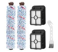 Spazzola a rullo filtro accessorio compatibile con 2 spazzole multisuperficie, 2 filtri di ricambio, spazzola Milti-surface per Bissell CrossWave 1866 17132 2225N 2582N