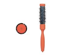 Spazzola a rullo in ceramica da salone volumizza i capelli istantaneamente con fusti in nylon termico, manico ergonomico in legno di faggio per routine di styling quotidiano, spazzola a rullo in
