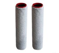 Spazzola a rullo in microfibra, per Dreame H15 Pro Mix H12 Pro FlexReach, per lavapavimenti Mova X4 Pro, lavabile, cilindro di pulizia in legno duro per la cura delle piastrelle (2 pezzi)