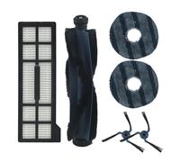 Spazzola a rullo premium spazzole laterali filtro mop panni set per Eufy X10 Pro