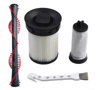 Spazzola a rullo principale e set di filtri per aspirapolvere HX1 Cat & Dog Kit di ricambio per filtro lavabile, materiale durevole, facile manutenzione, compatibile con serie HX1 Pro, 4 pezzi