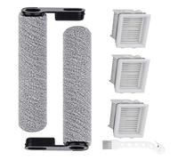Spazzola a Rullo Principale Filtri di Ricambio Compatibile con aspirapolvere a mano Roborock Flexi/Flexi Pro/A20/A20 Pro, Set di Accessori con 2 rulli spazzolati, 3 filtri, 1 spazzola detergente
