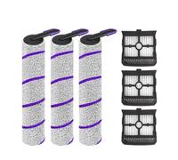 Spazzola A Rullo Principale Per Aspirapolvere, Compatibile Con Rowenta, Compatibile Con Tefal X-Clean 10, Accessori Di Ricambio(3 Brush+3 Filters)