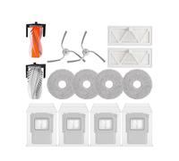 Spazzola a rullo principale Spazzola laterale Filtro HEPA Mop Pad Sacchetto for la polvere compatibile for DJI ROMO P/ROMO S/ROMO A Aspirapolvere Pezzo di ricambio(14PCS SET)