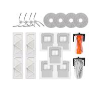 Spazzola a rullo principale Spazzola laterale Filtro HEPA Mop Pad Sacchetto for la polvere compatibile for DJI ROMO P/ROMO S/ROMO A Aspirapolvere Pezzo di ricambio(19PCS SET)