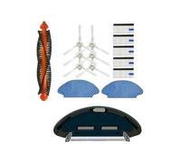 Spazzola a rullo, spazzola laterale, filtro Hepa, panno per mocio, serbatoio dell'acqua compatibile con Puppyoo R30 Robot aspirapolvere parti di ricambio (colore: set 3)