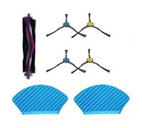 Spazzola a rullo, spazzola laterale, panno for mocio compatibile con i pezzi di ricambio for robot aspirapolvere Fakir Robert RS 770 (set) (set)