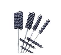 Spazzola a sfera per alesaggio cilindri 1pc Spazzola abrasiva a sfera in carburo di silicio for materiali in ghisa inossidabile in acciaio dolce Lucidatura e sbavatura(Brush head D 51mm,120)