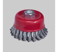 SPAZZOLA A TAZZA RITORTA SIT Ø 100 mm Spazzole Acciaio Sit