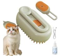 Spazzola a vapore per animali domestici - Spazzola per toelettatura per gatti e cani - Spazzola a vapore multifunzionale con vapore, massaggio in silicone, per la cura e la pulizia del distacco,