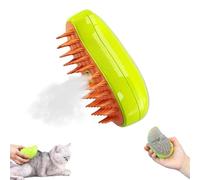 Spazzola a vapore per gatti autopulente, rimuove peli aggrovigliati e sciolti, promozione salute pelo gatto, silicone, verde, per tutti i tipi di pelo di gatto, proprietari di gatti,2PCS