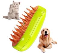 Spazzola A Vapore Per Gatti E Cani, 3 In 1 Spazzola Vapore Del Gatto, Spazzola Del Gatto Per Lo Spargimento, Spazzola Per La Cura Del Gatto, Per Cani A Pel-o Lungo O Corto