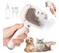 Spazzola A Vapore Per Gatti e Cani 4 in 1 Autopulente Spazzola per Gatti con