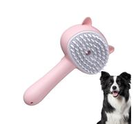 Spazzola a vapore per gatti per spargimento, spazzola a vapore elettrica portatile per toelettatura ricaricabile, manico ergonomico, accessori multifunzionali, spazzola massaggiante per gatti