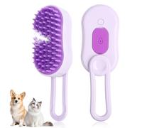 Spazzola a vapore per gatti, pettine 3 in 1 per la depurazione dei gatti, spazzola a vapore per la toelettatura degli animali domestici con pettine spray per la rimozione dei peli del cane per il