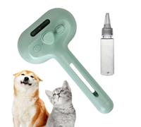 Spazzola a vapore per gatti - Spazzola a vapore ergonomica autopulente per gatti per spargimento, ricaricabile Ste-am Bru-sh per peli lunghi e corti gatti toelettatura e cura