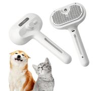 Spazzola A Vapore Per Gatti - Spazzola In ABS Per Toelettatura Pelo Corto & Lungo, Strumento Rimuovi-Pelo | Pettine A Vapore Ergonomico Con Serbatoio Grande, Spazzolà Levapeli & Massaggio Delicato - S