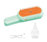 Spazzola a vapore per gatti, spazzola per cani con design ergonomico, pettine spray per la rimozione dei degli animali domestici, per cuccioli di piccola e media grandezza
