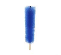 Spazzola a ventaglio per uso domestico con design flessibile e pieghevole per rimuovere la polvere su divani, tapparelle, prese d'aria ed elettrodomestici (48 cm blu)