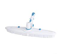 Spazzola a ventosa portatile con colla assorbente per una pulizia efficiente di piscine, spa e sorgenti termali, struttura in plastica, design leggero e portatile, bianco, 46 x 23 x 12 cm