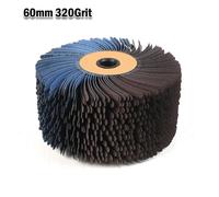 Spazzola abrasiva 118x60 mm 120-600 grana filo tamburo lucidatura legno ruota le